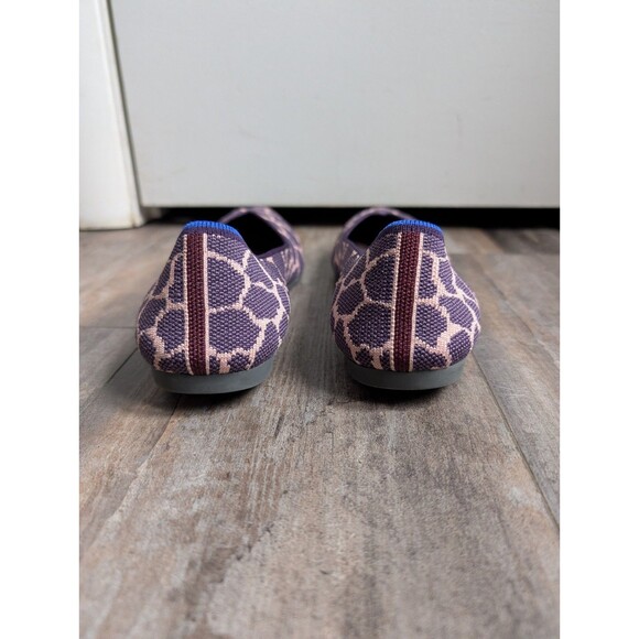Rothy’s The Point Violet Giraffe Retired!! Women’s Size 10 Indigo Purple Flats - Picture 3 of 8